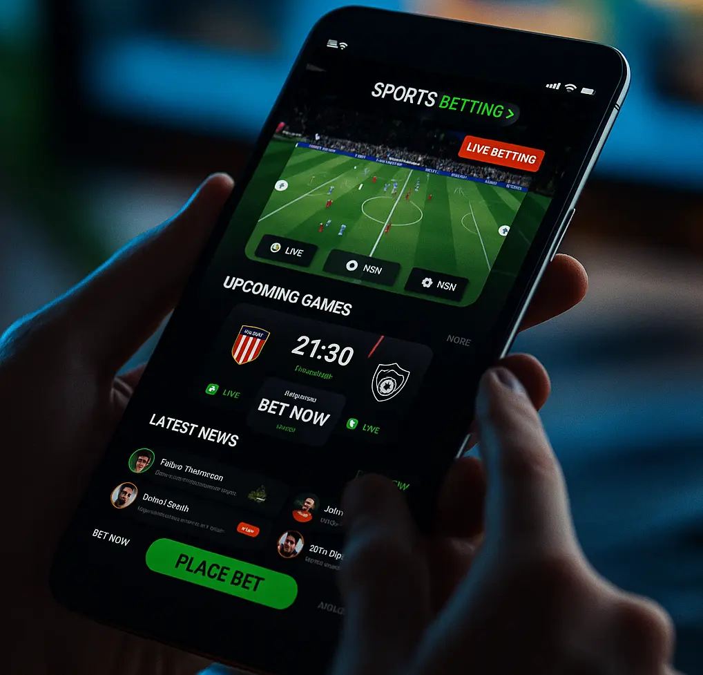 Sports Betting Mobile Interface Background